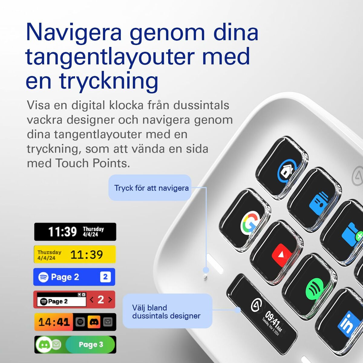 Teclado Elgato 10GBJ9901 Blanco