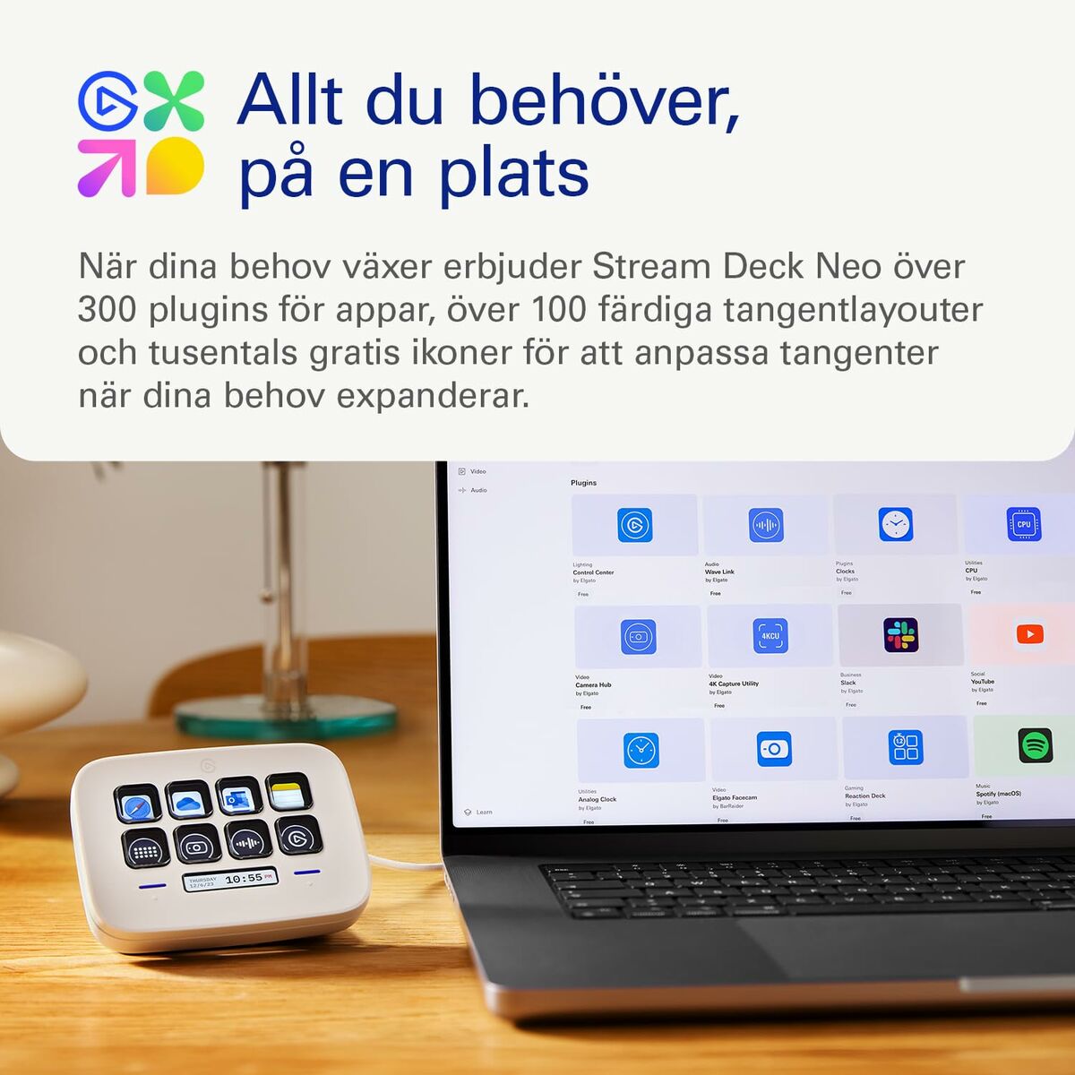 Teclado Elgato 10GBJ9901 Blanco