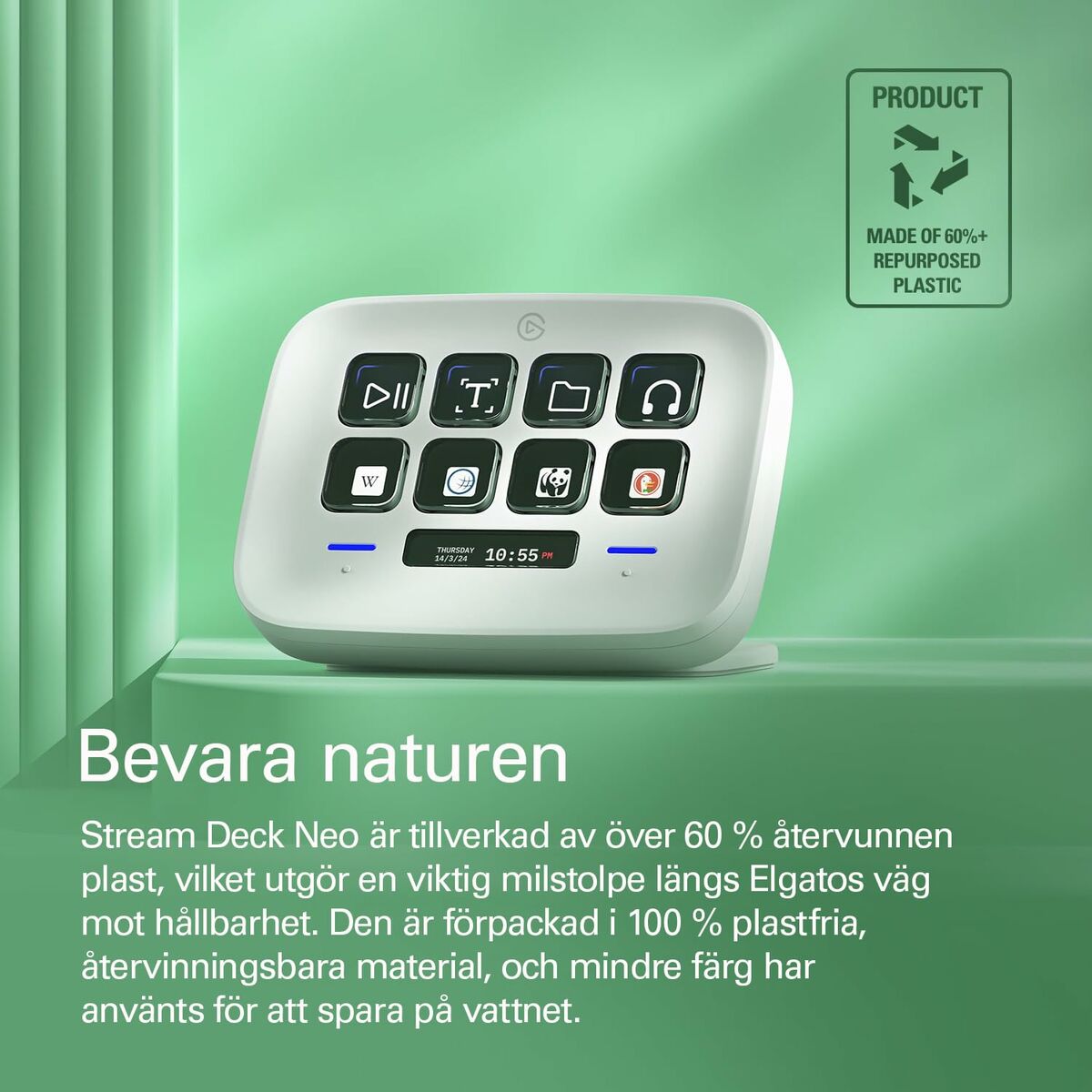 Teclado Elgato 10GBJ9901 Blanco