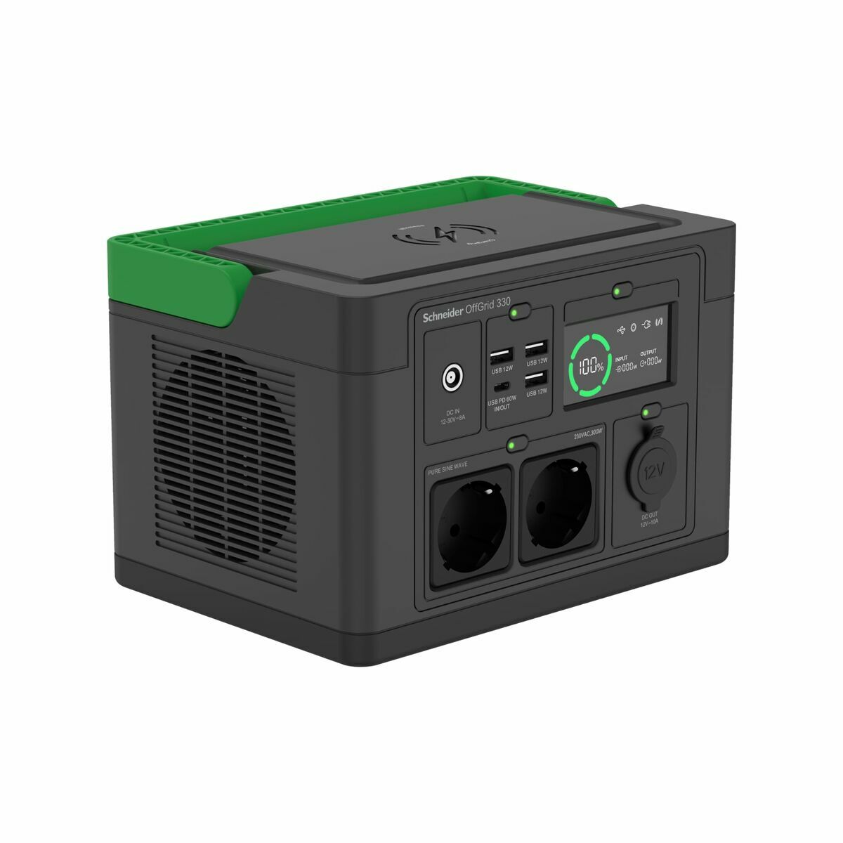 SAI Interactivo APC PPS330-GR Negro Verde 50 W