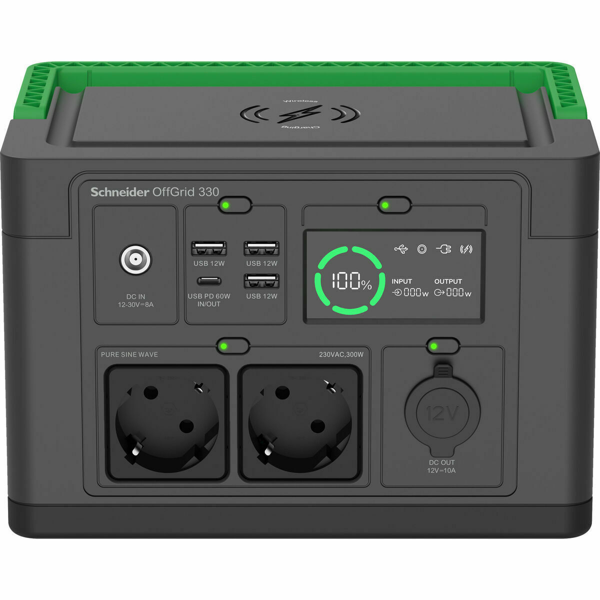 SAI Interactivo APC PPS330-GR Negro Verde 50 W