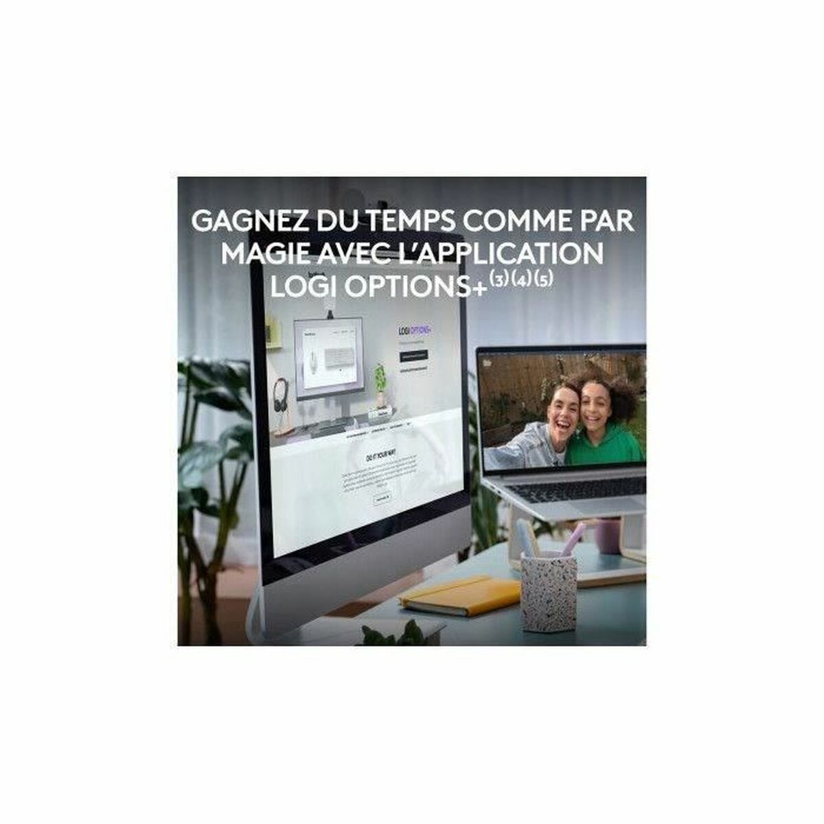 Teclado y Ratón Logitech Blanco Francés Azerty Francés