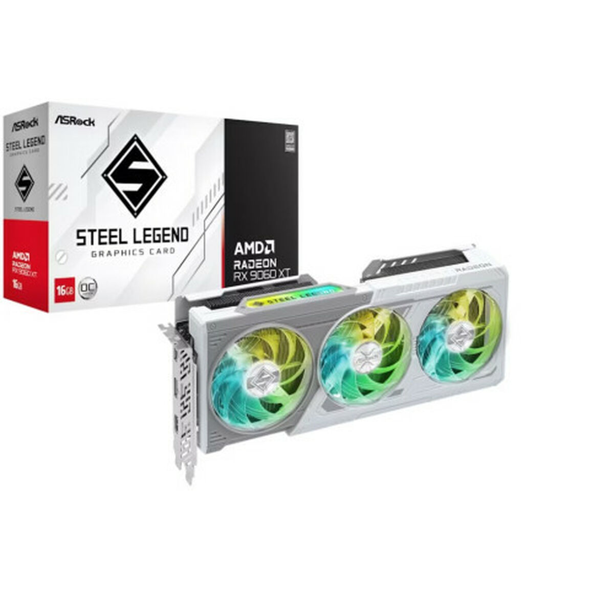 Tarjeta Gráfica ASRock RX9060XT SL 16GO GDDR6 RADEON RX 9060 XT 16 GB