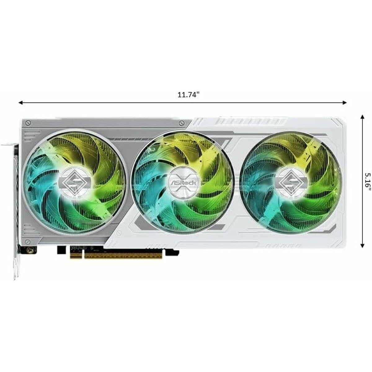 Tarjeta Gráfica ASRock RX9060XT SL 16GO GDDR6 RADEON RX 9060 XT 16 GB