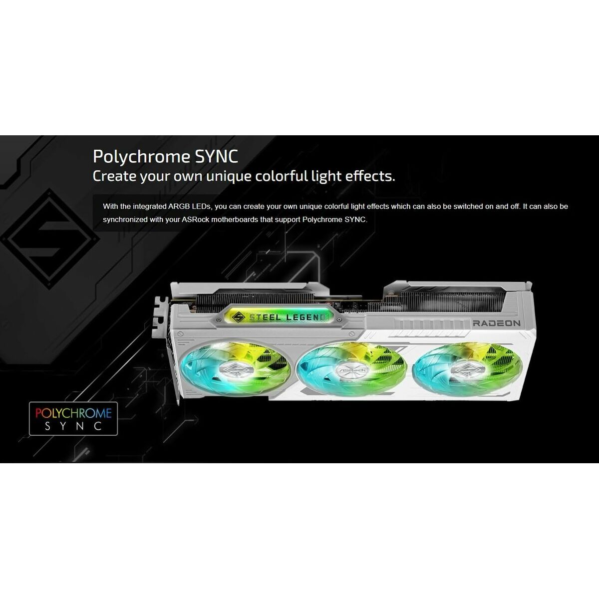 Tarjeta Gráfica ASRock RX9060XT SL 16GO GDDR6 RADEON RX 9060 XT 16 GB