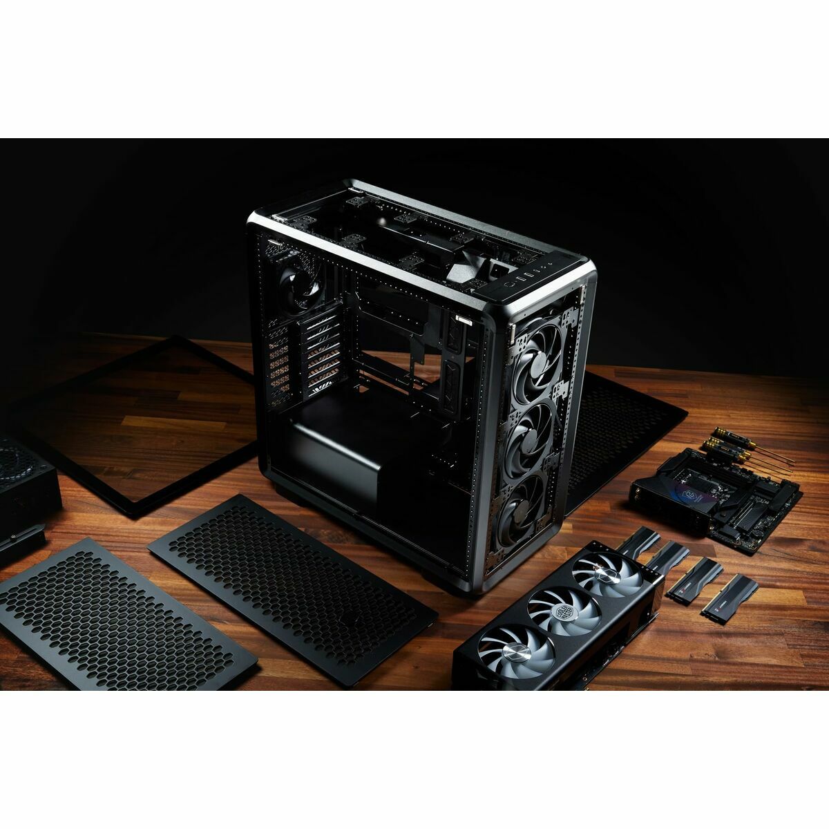 Caja Semitorre ATX Cooler Master MF600-KGNN-S00 Negro