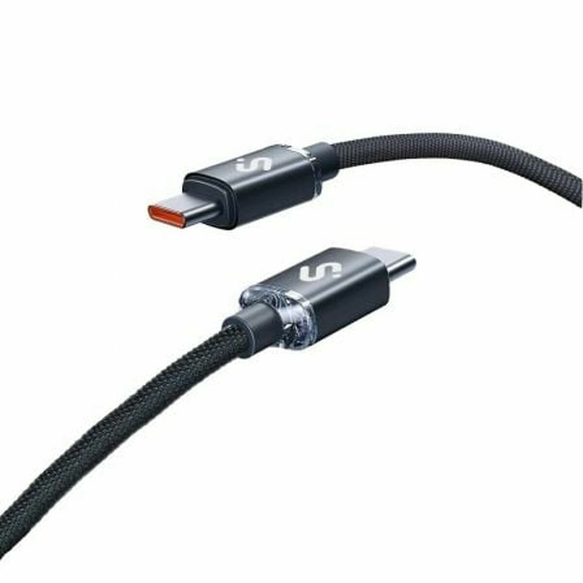 Cable USB-C a USB-C Subblim OPTIMUS Negro 1 m