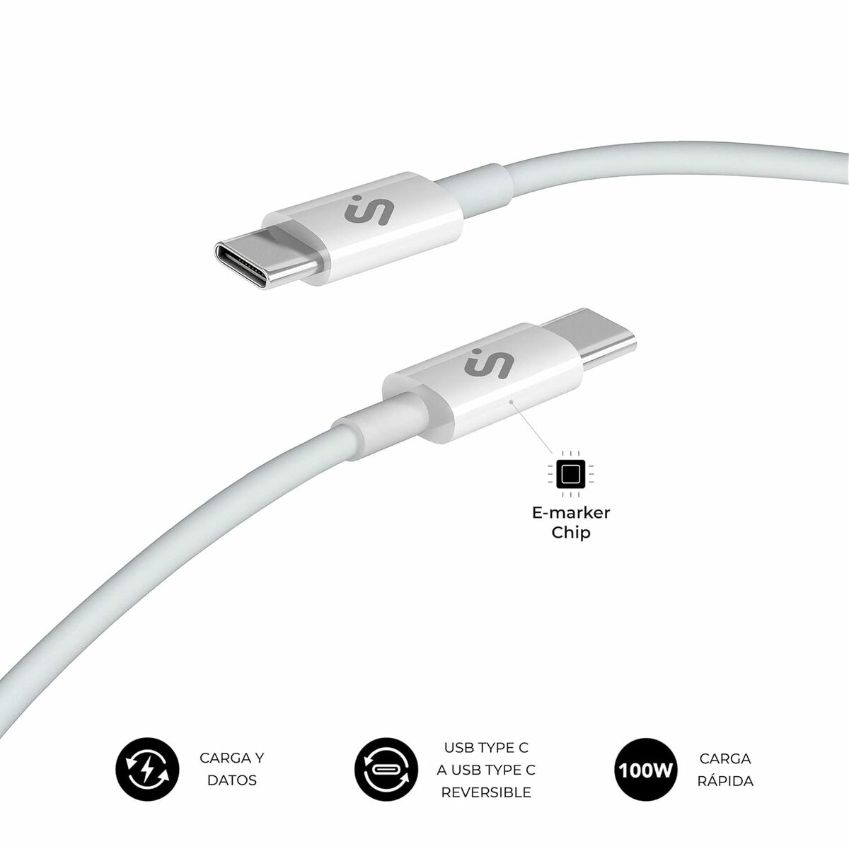 Cable HDMI Subblim SUBCAB-C10011 Blanco 2 m