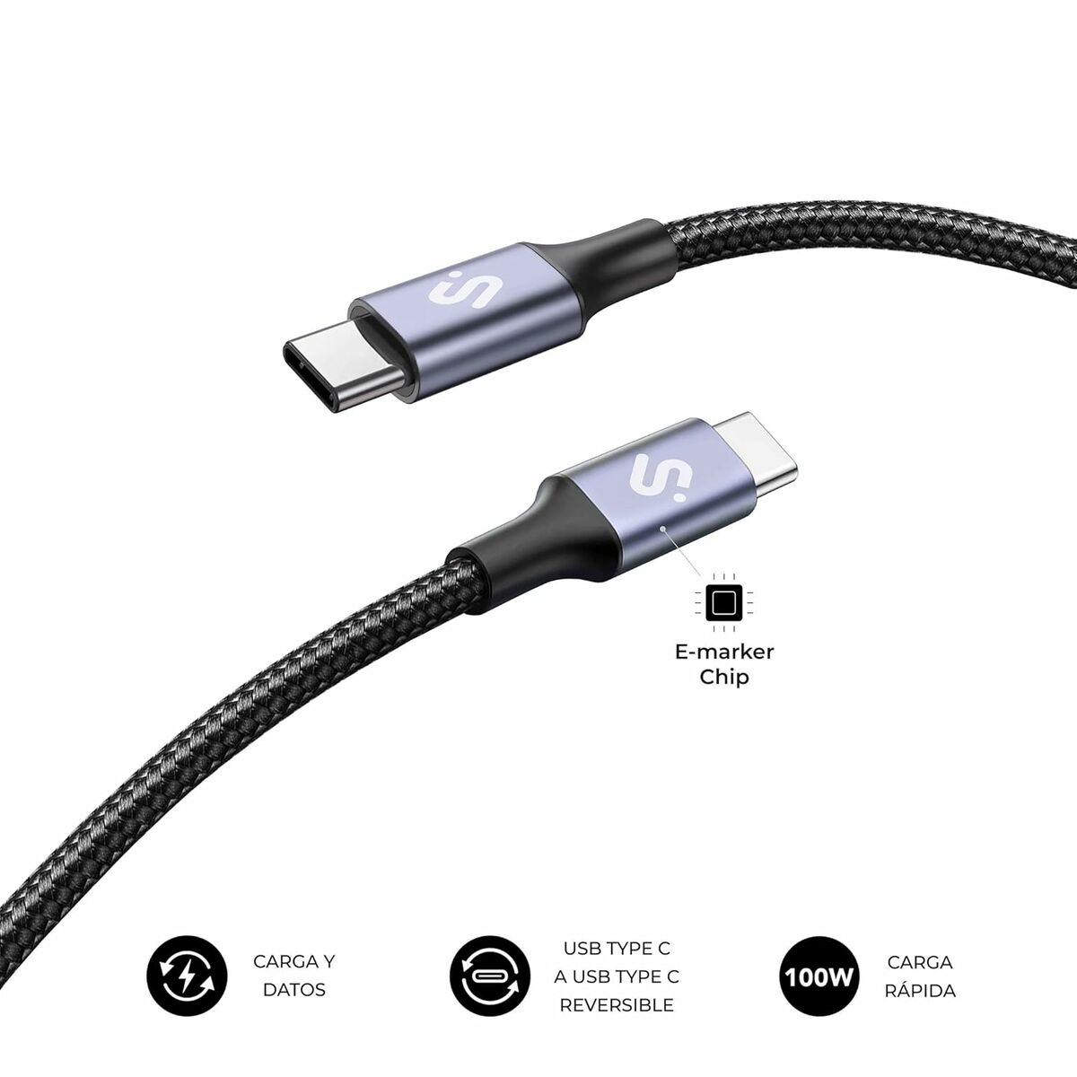Cable HDMI Subblim SUBCAB-C10002 Negro 2 m