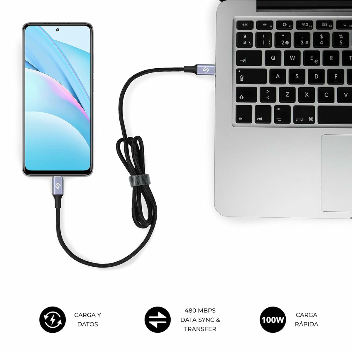 Cable HDMI Subblim SUBCAB-C10002 Negro 2 m