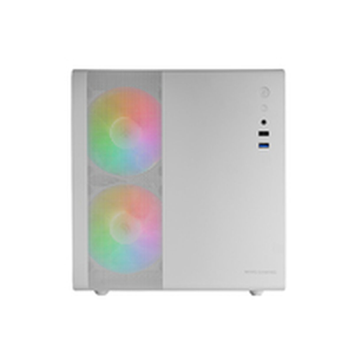 Caja Semitorre ATX Mars Gaming MC400W Blanco Negro