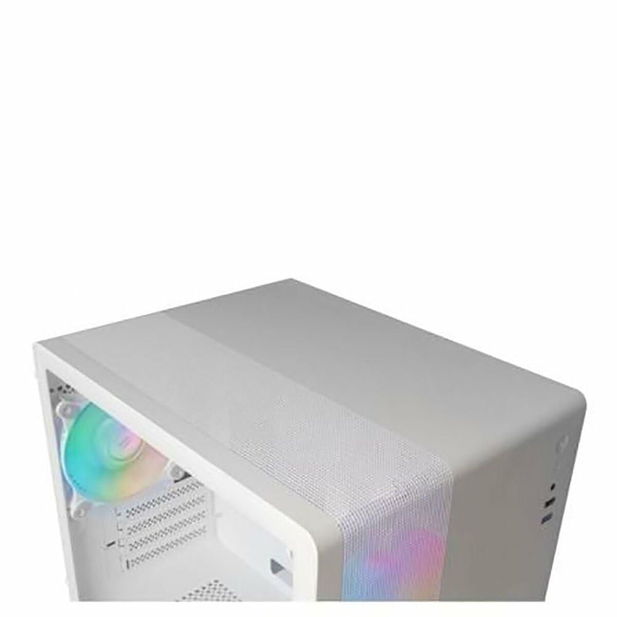 Caja Semitorre ATX Mars Gaming MC400W Blanco Negro