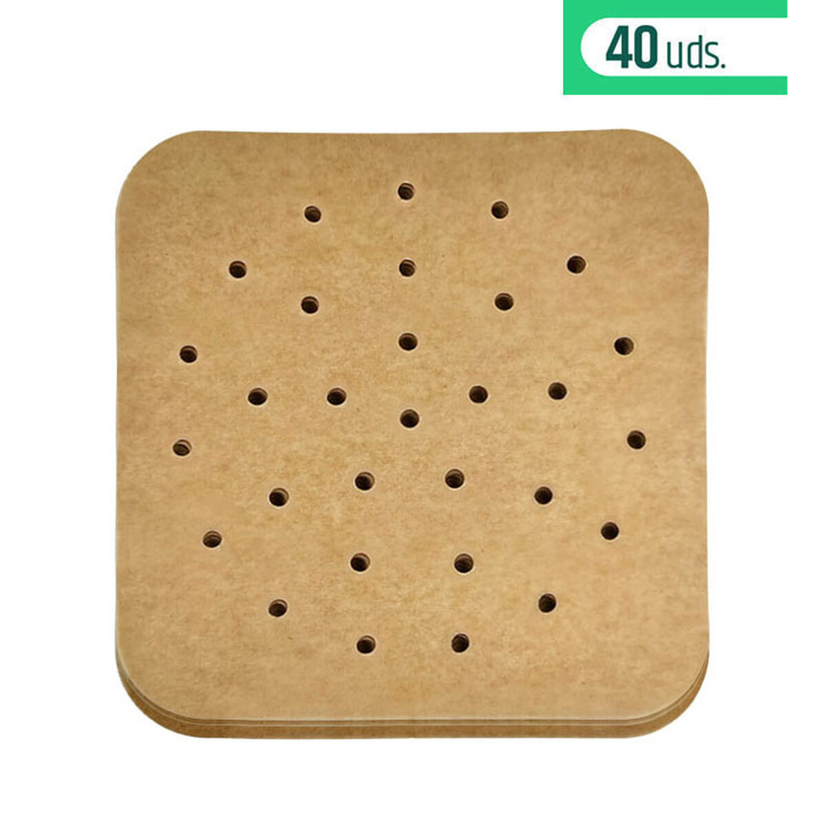 Papel para freidora de aire Inde 23 cm (24 Unidades)