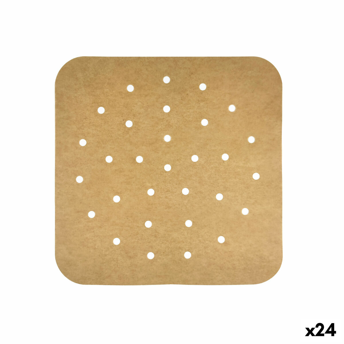 Papel para freidora de aire Inde 23 cm (24 Unidades)