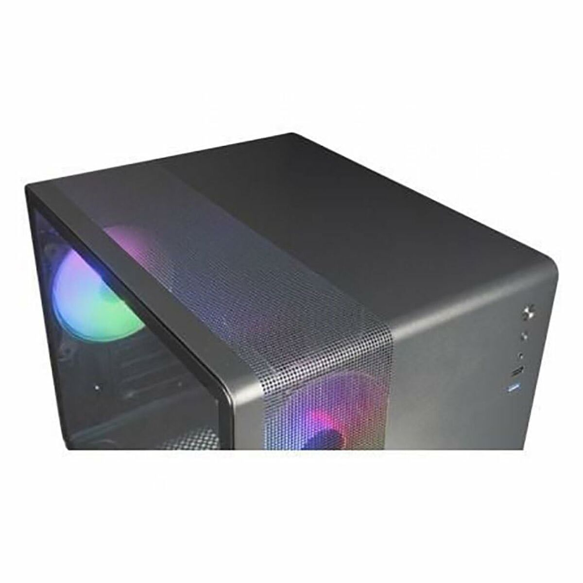 Caja Semitorre ATX Mars Gaming MC400 Blanco Negro
