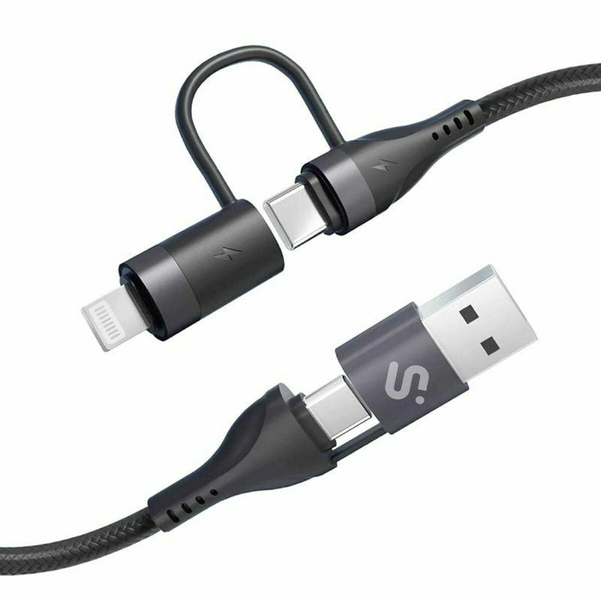 Cable HDMI Subblim SUBCAB-4IN101 Negro 1,2 m