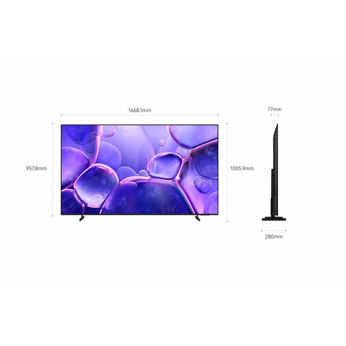 Smart TV Samsung TU75U8075FUX 75 75" 4K Ultra HD LED HDR