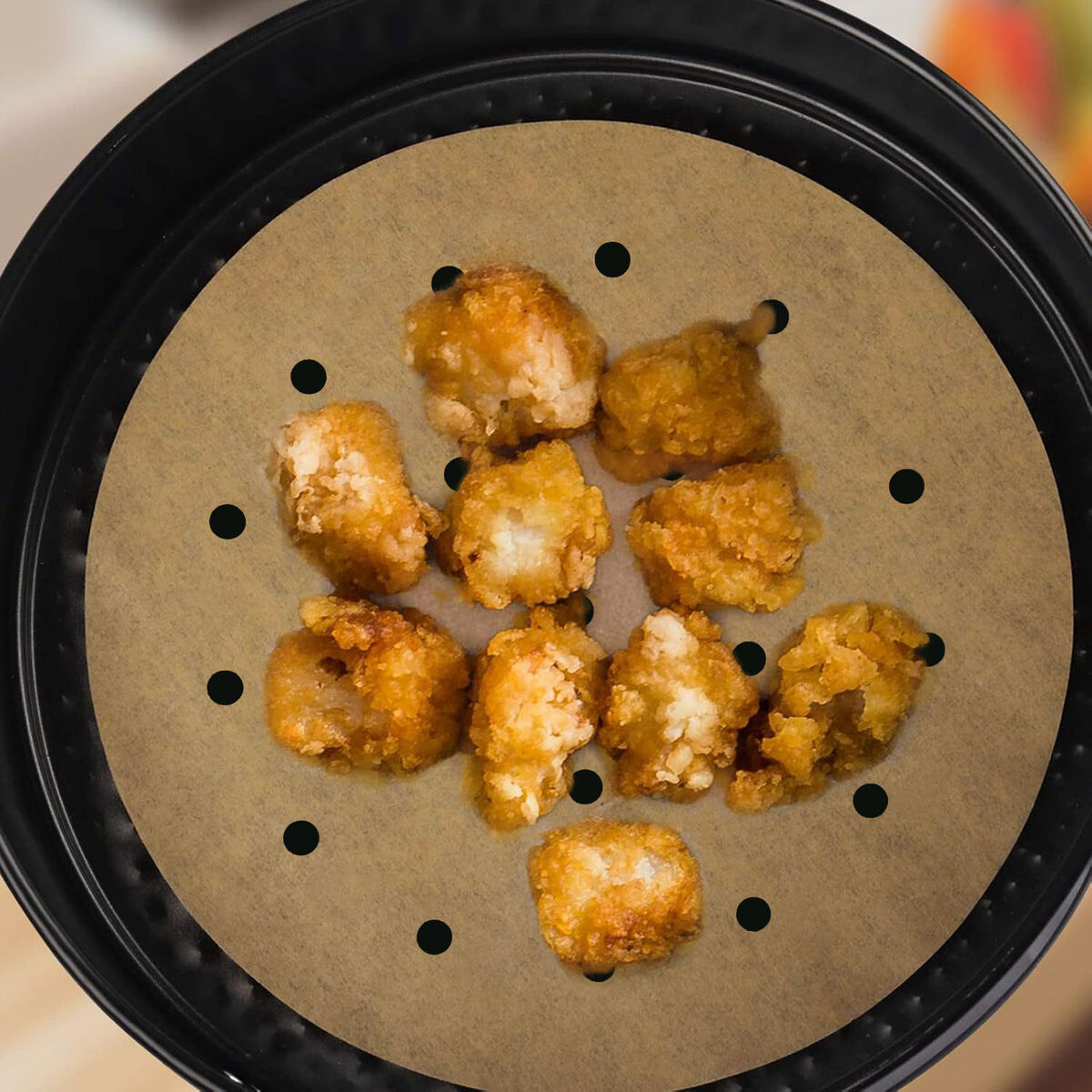 Papel para freidora de aire Inde 20 cm (24 Unidades)