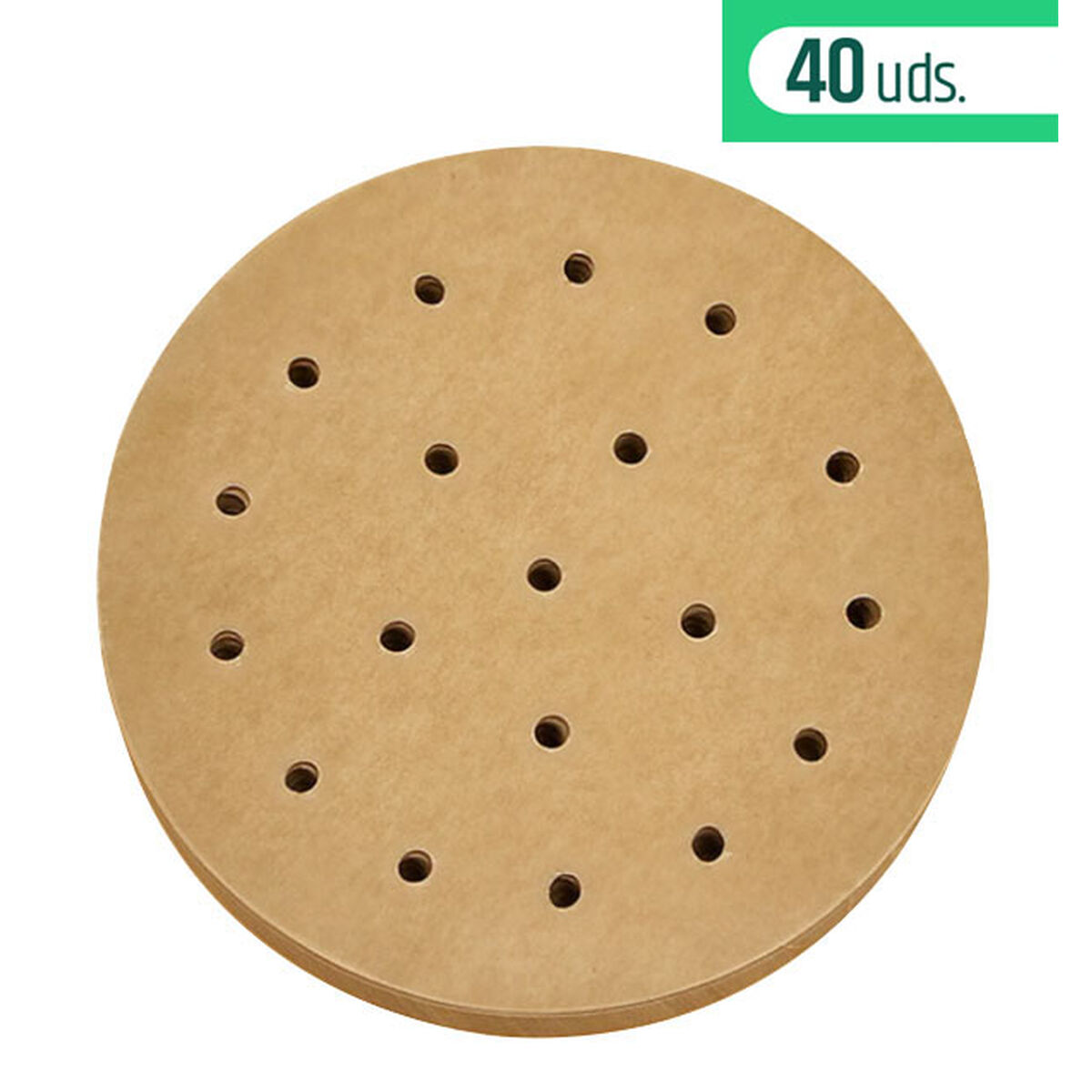 Papel para freidora de aire Inde 20 cm (24 Unidades)