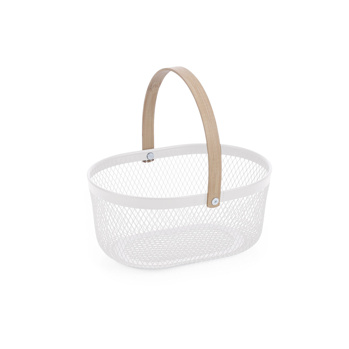 Cesta Confortime Metal Bambú Ovalado (12 Unidades)