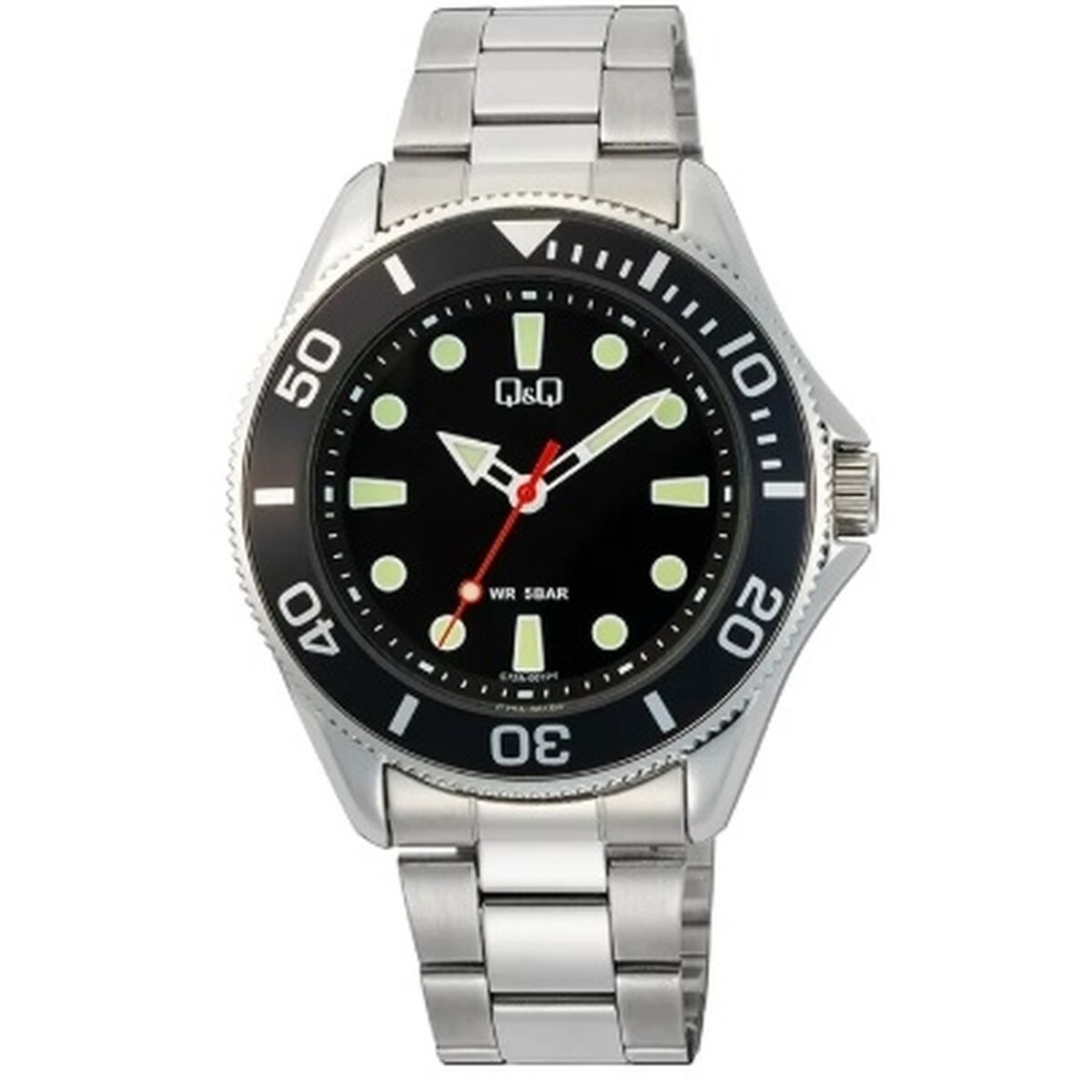 Reloj Hombre Q&Q GENT DIVER BLACK (Ø 41 mm)