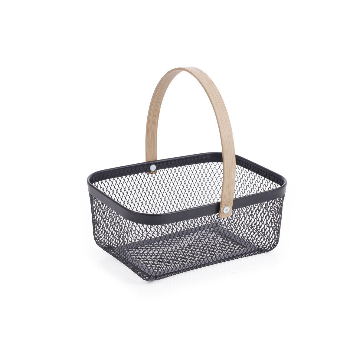 Cesta Confortime Metal Bambú (12 Unidades)