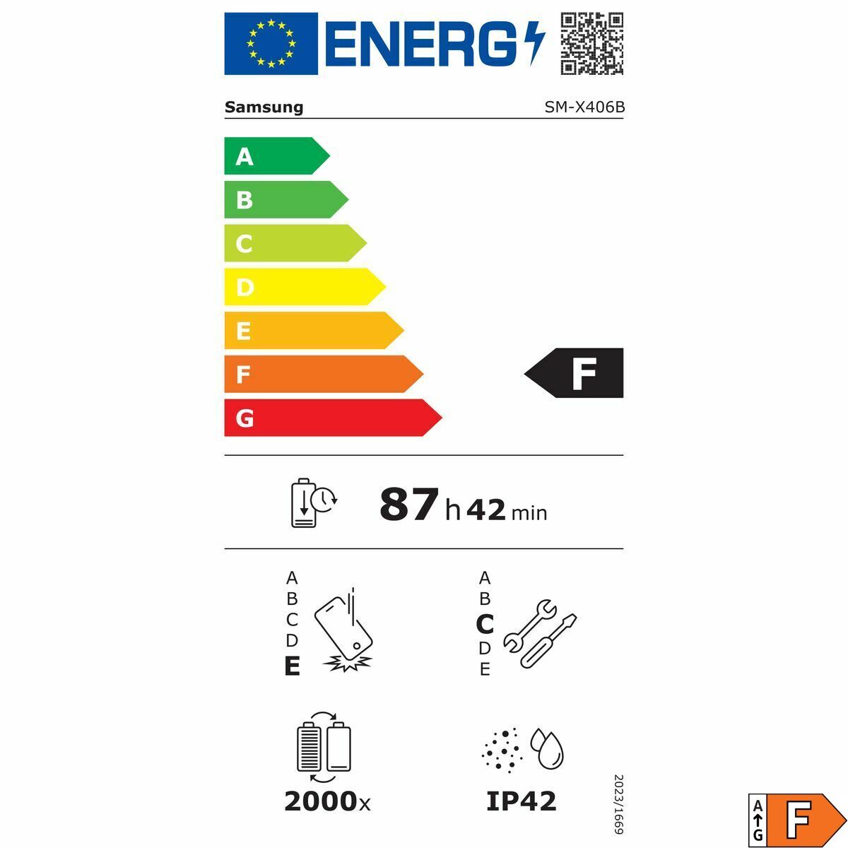 Tablet Samsung SM-X406BZAREUB Octa Core 6 GB RAM 128 GB Gris 10,9"