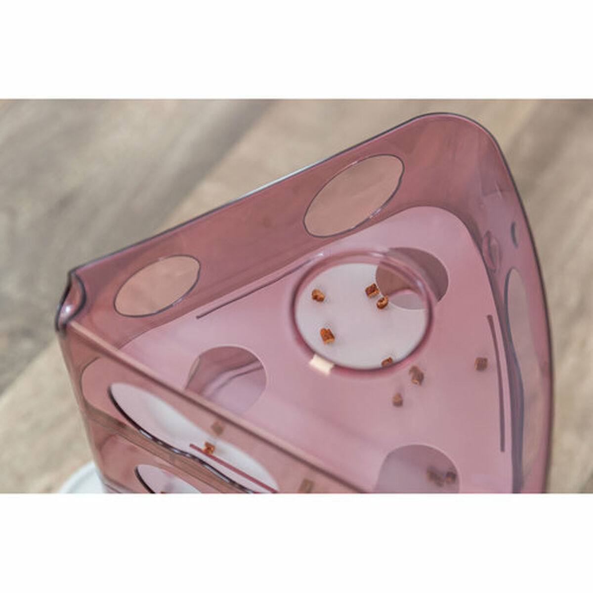 Juguete para gatos Trixie Cheese Tower Blanco Rosa Caucho Plástico 32 x 32 x 32 cm