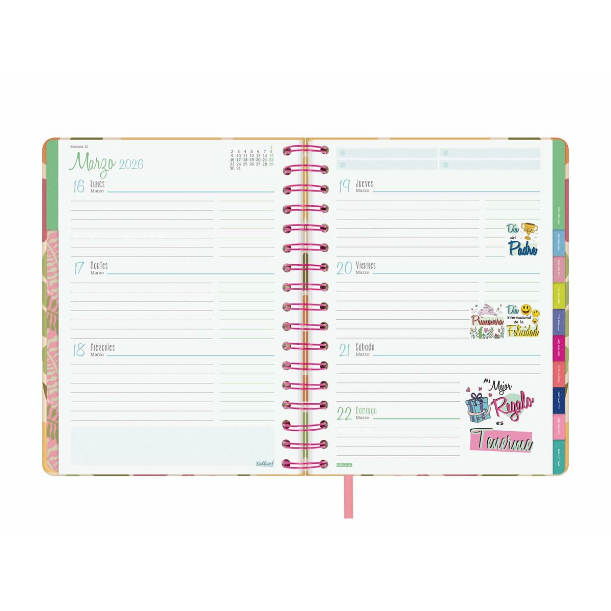 Agenda Finocam Talkual Ideas A5 15,5 x 21,7 cm 2026