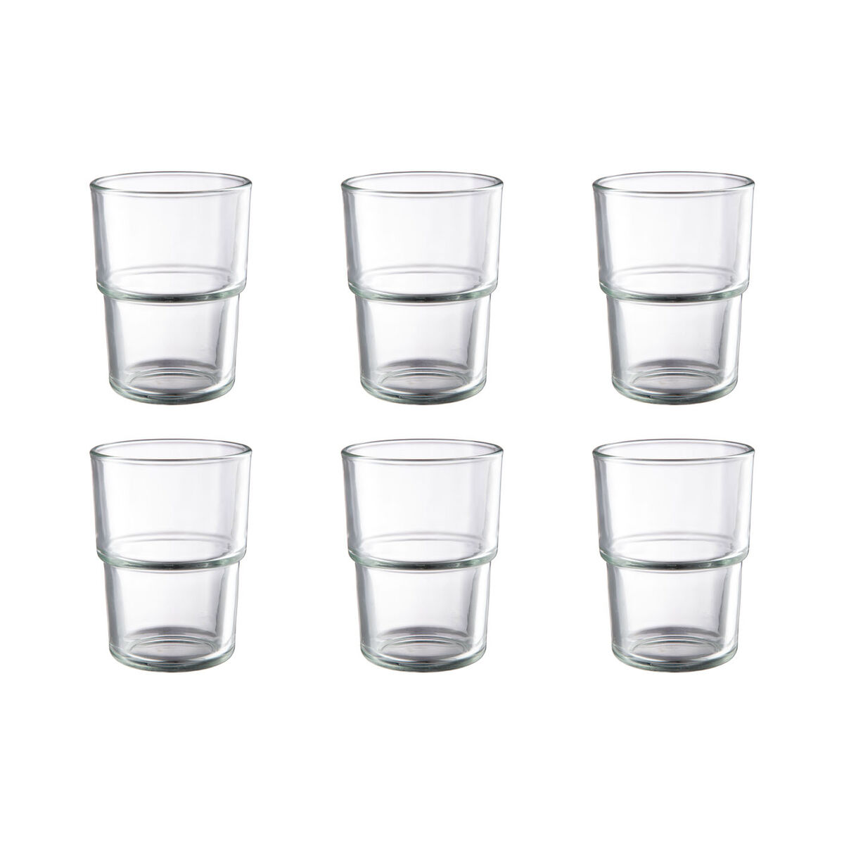 Set de Vasos La Mediterránea Leza 400 ml 6 Piezas (8 Unidades)