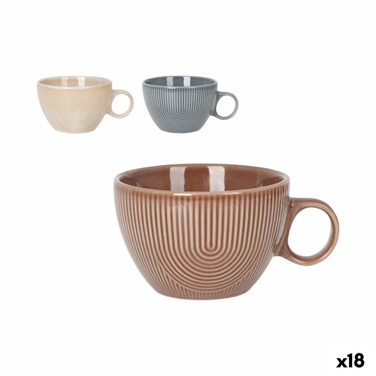 Taza La Mediterránea Totec 380 ml (18 Unidades)