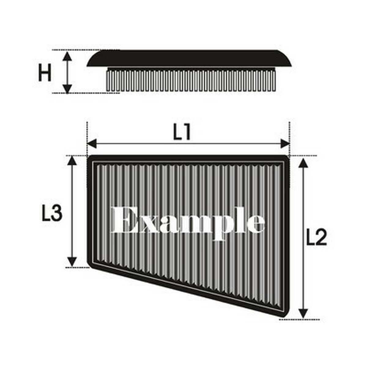 Filtro de aire Green Filters P960517