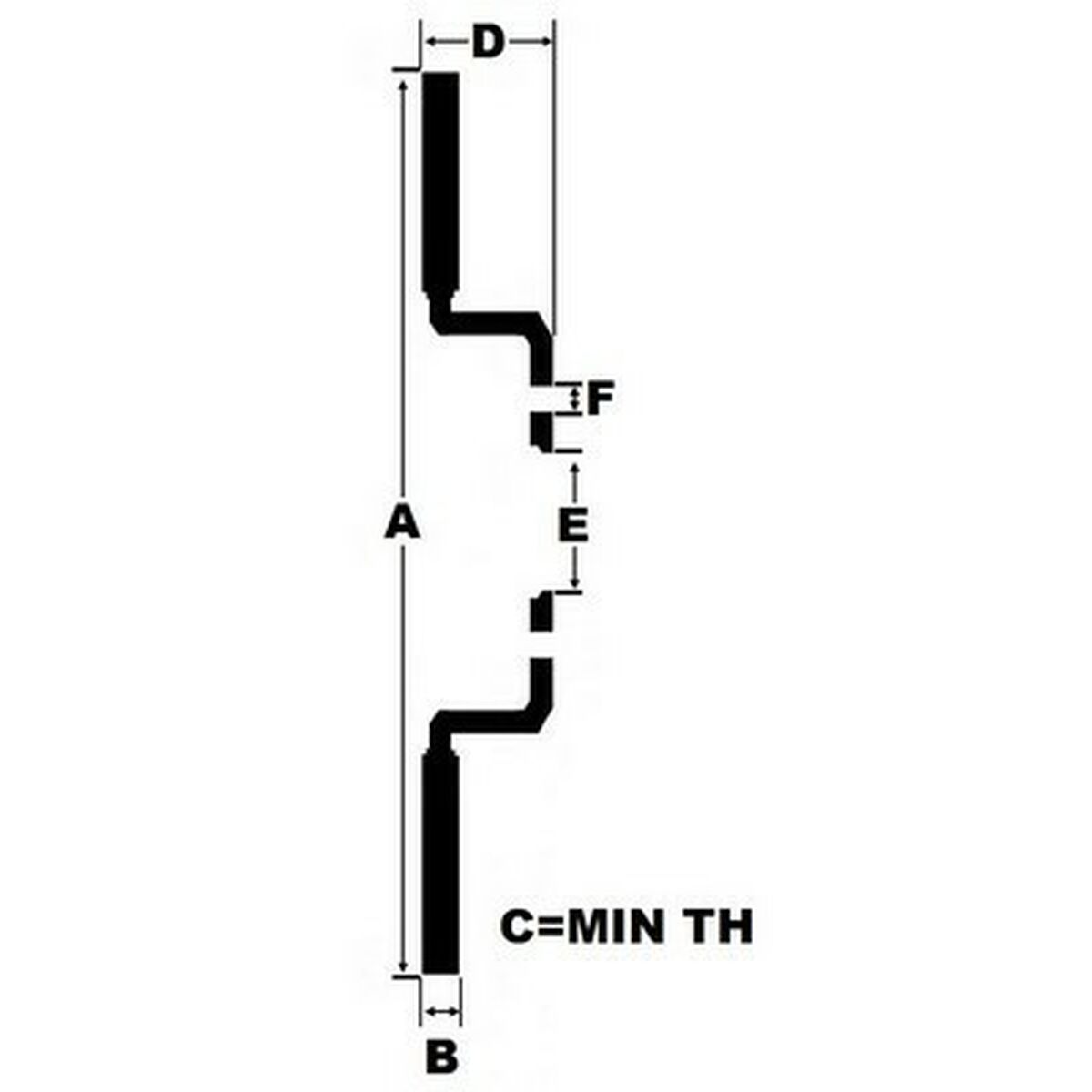 Discos de Freno Black Diamond BDKBD1214COM Taladrado