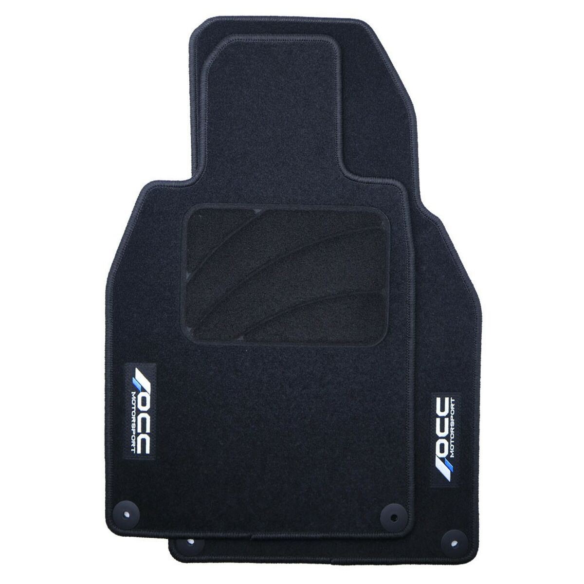 Set de Alfombrillas para Coche OCC Motorsport OCCPS0014LOG Negro Porsche 911 992 Terciopelo 5 Piezas