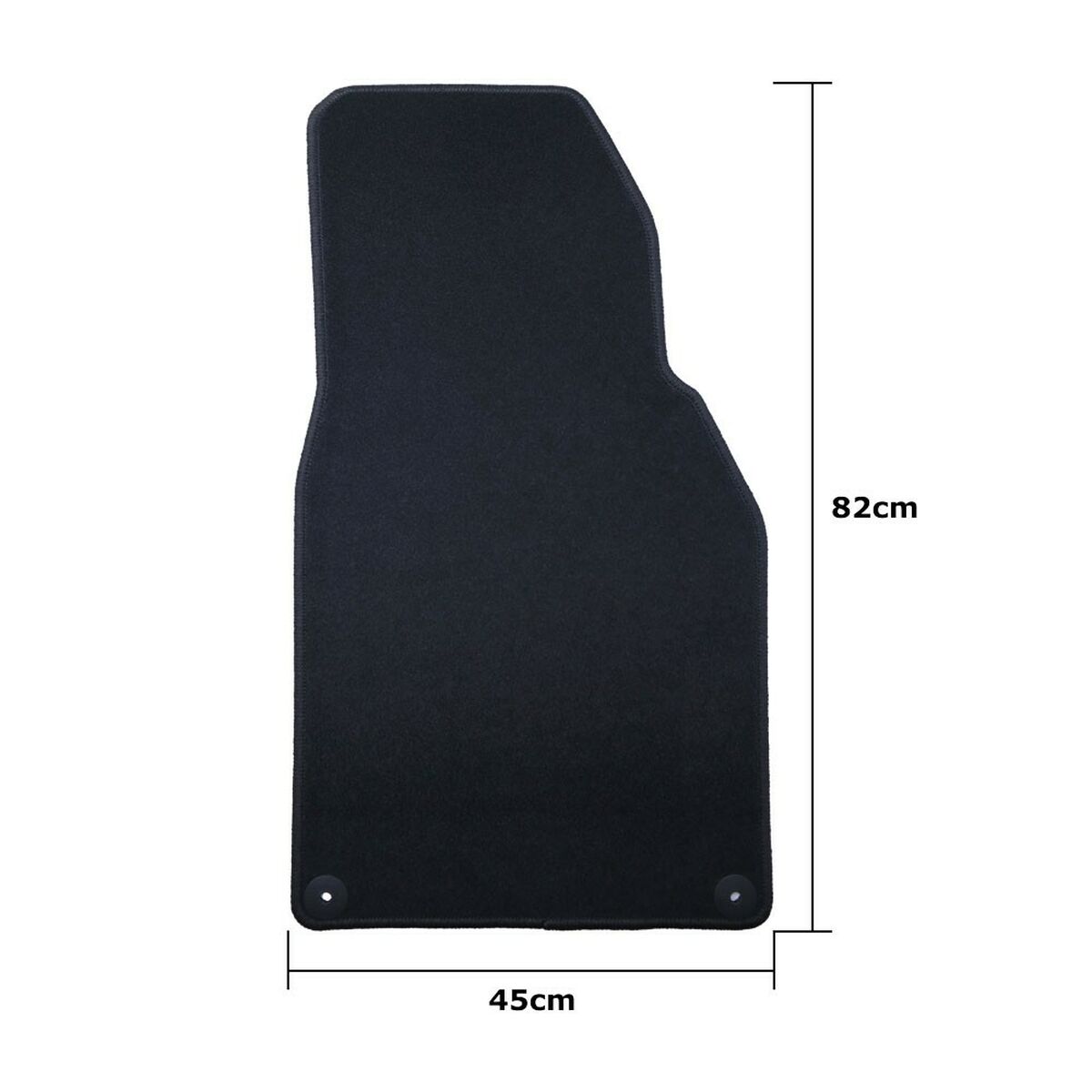 Set de Alfombrillas para Coche OCC Motorsport OCCPS0014LOG Negro Porsche 911 992 Terciopelo 5 Piezas