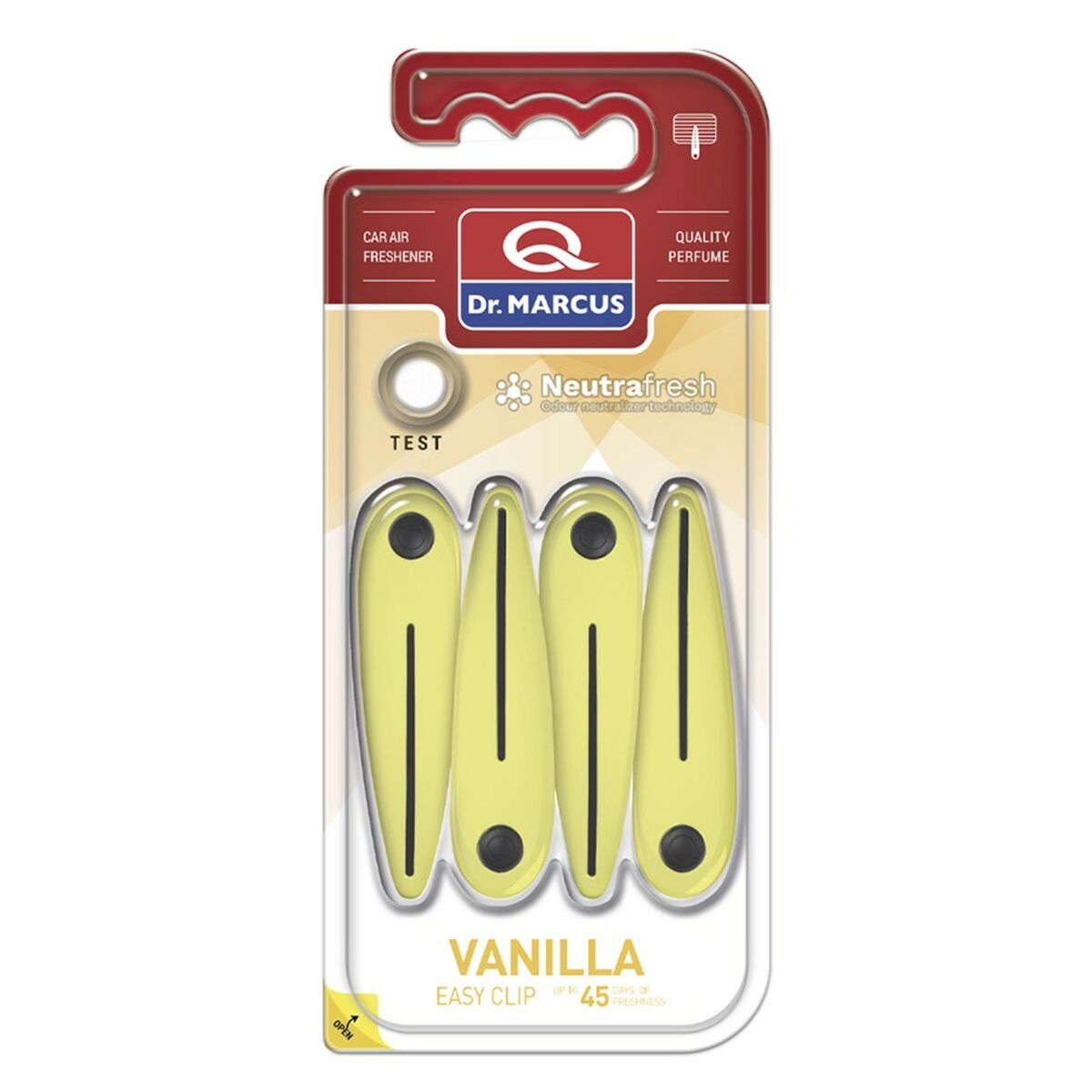 Ambientador para Coche Dr Marcus EASY CLIP VANILLA Vainilla Plástico