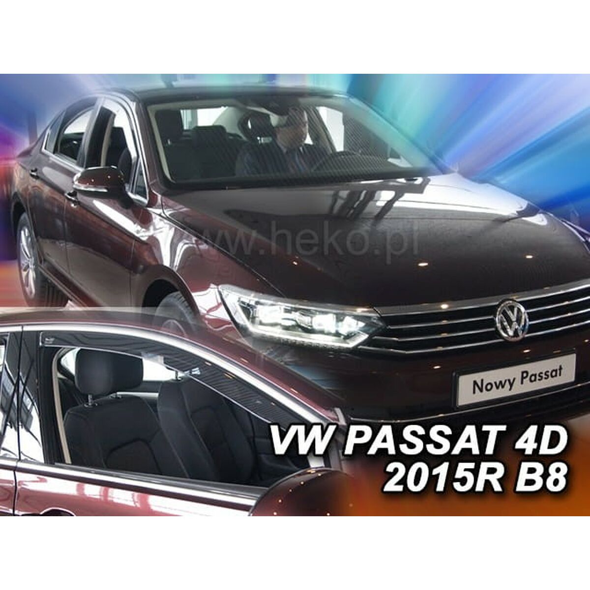 Deflector de viento HEKO HO31001 VOLKSWAGEN PASSAT (B8) SEDAN/VARIANT 2 Piezas