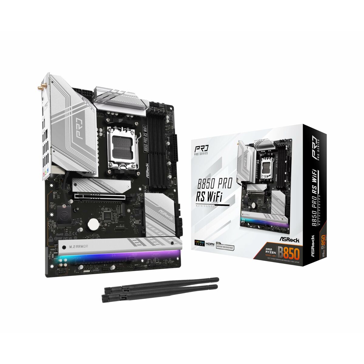 Placa Base ASRock B850 Pro RS WiFi AMD B850 LGA 1151 AMD AM5