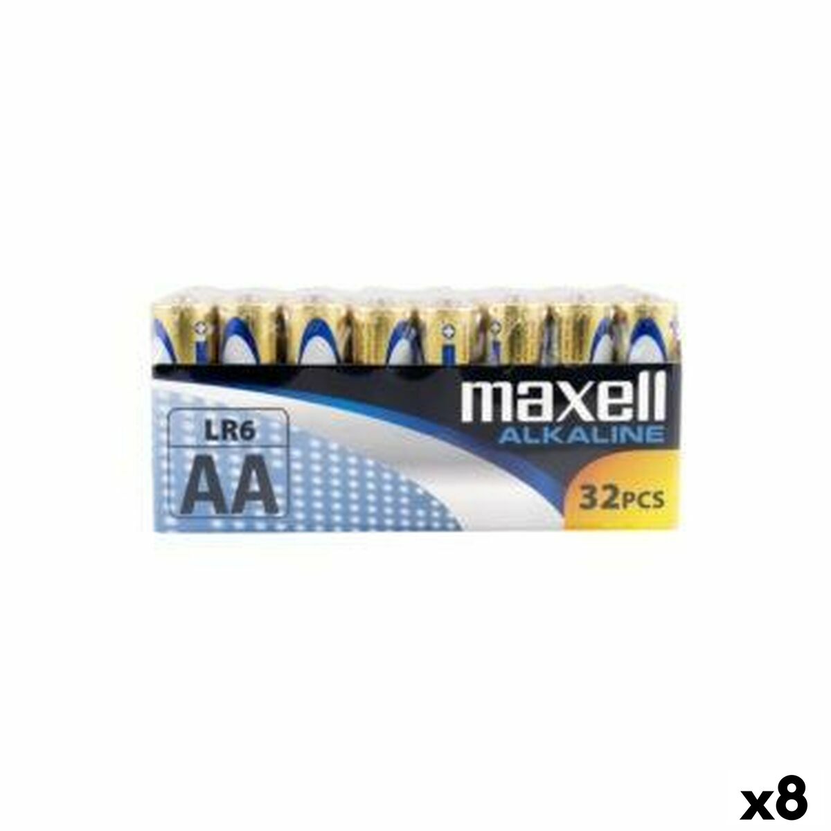 Pilas Alcalinas Maxell LR06 1,5 V (32 Piezas) (8 Unidades)
