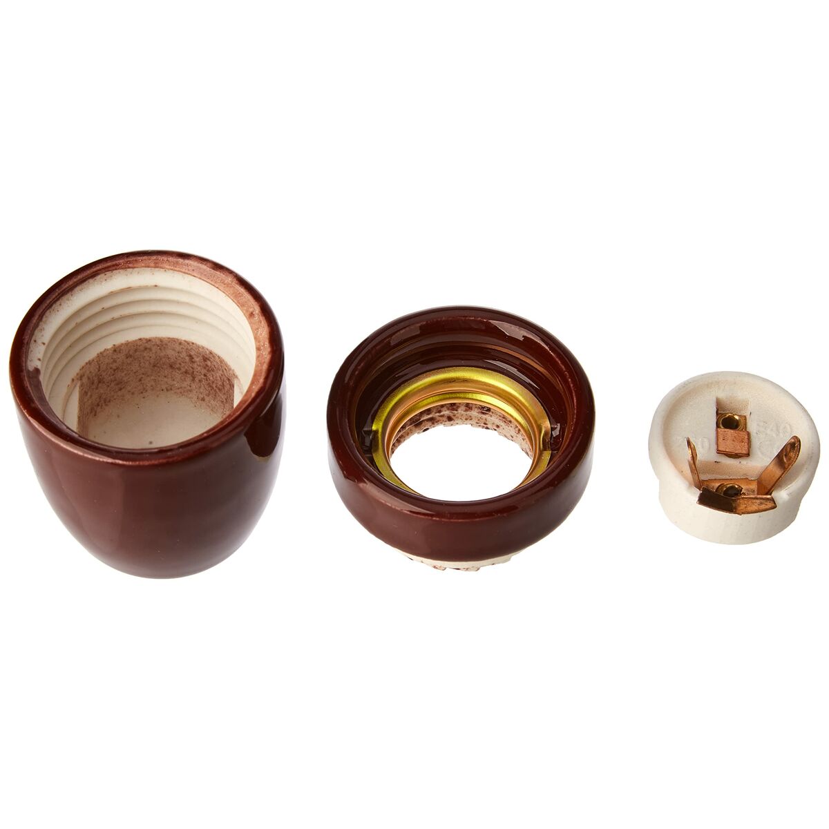 Portalámparas F-line Marrón 100 W E27 Vintage