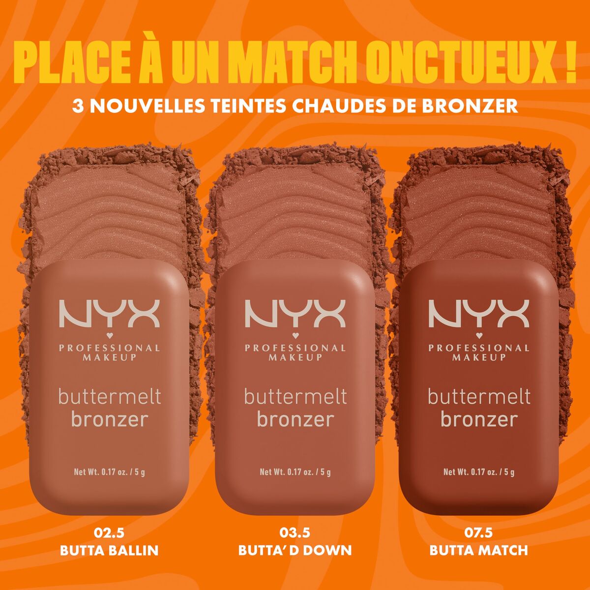 Set de Maquillaje NYX BUTTERMELT BRONZER