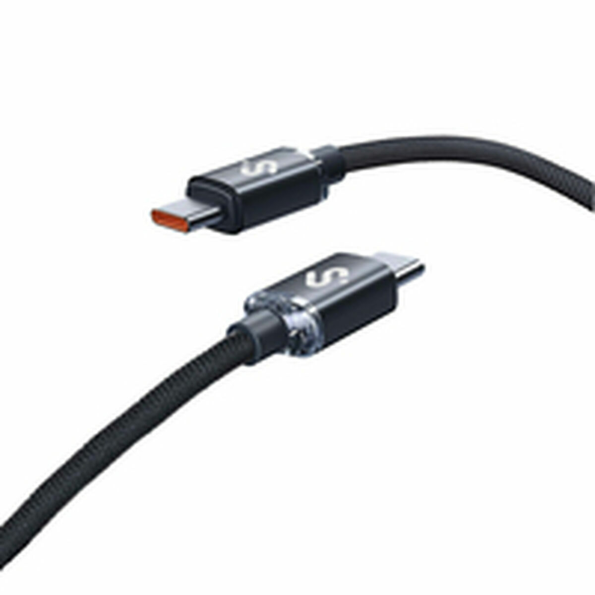 Cable USB-C a USB-C Subblim OPTIMUS Negro 2 m