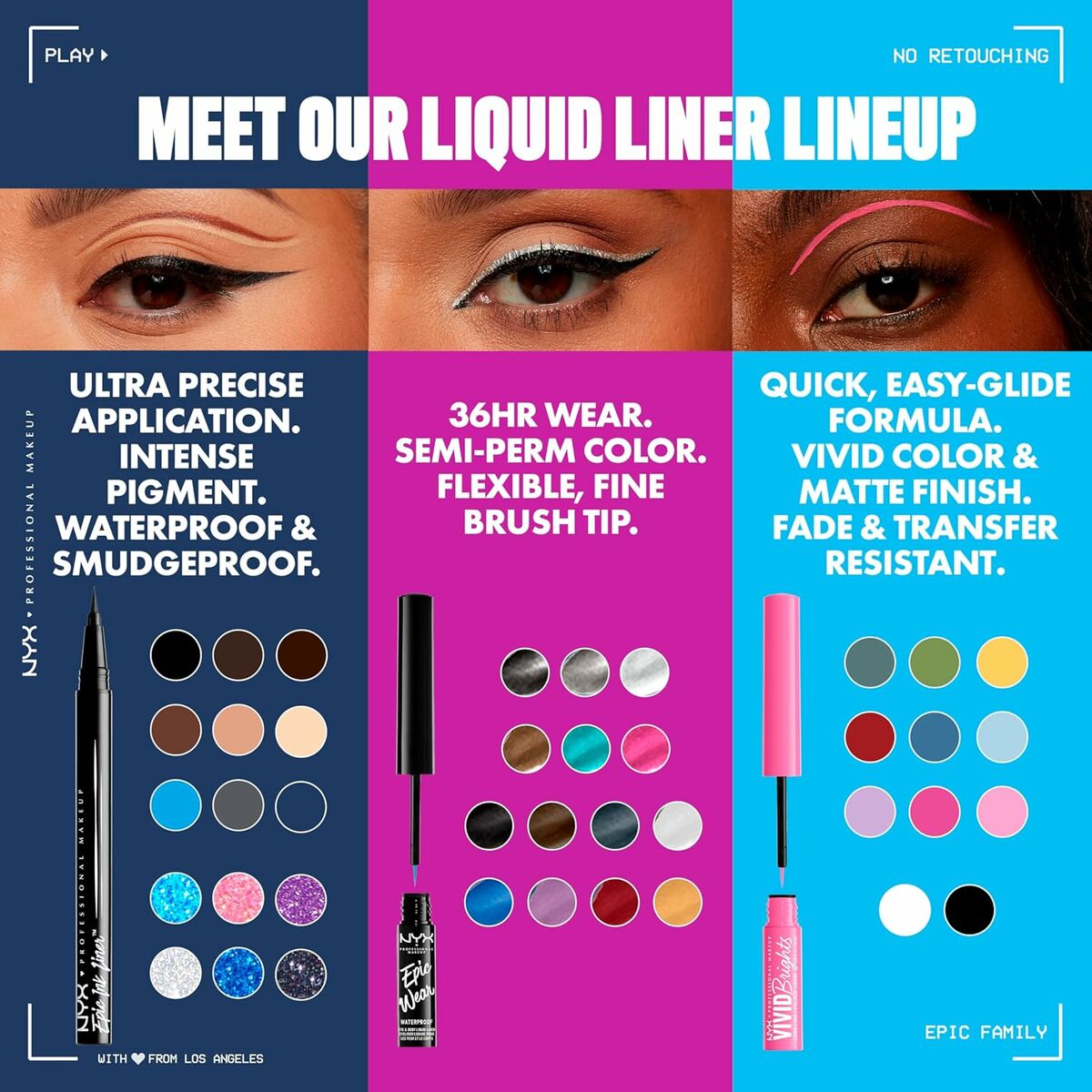 Set de Maquillaje NYX EPIC INK LINER