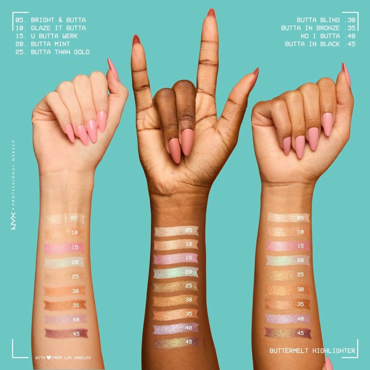 Set de Maquillaje NYX BUTTERMELT HIGHLIGHTER