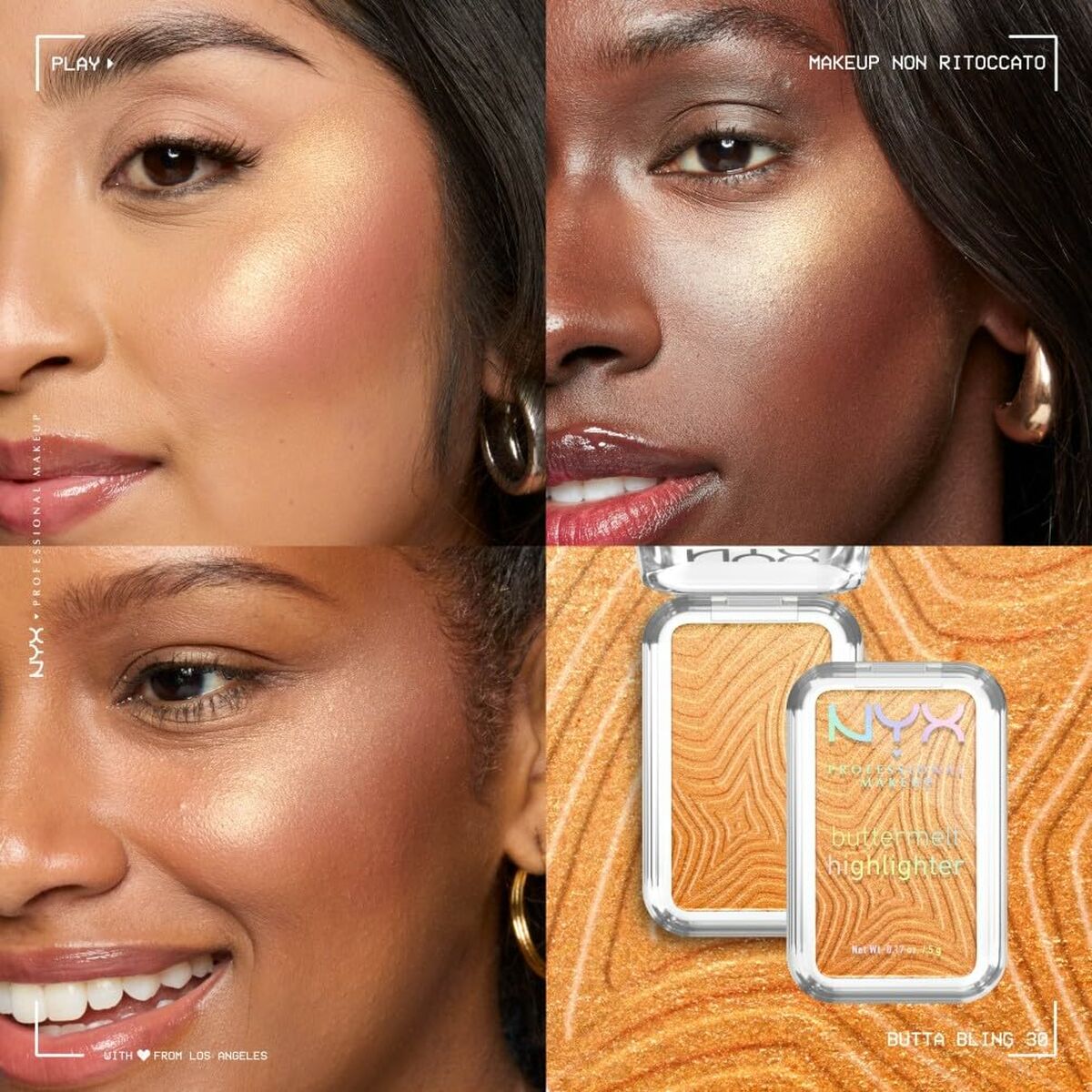 Set de Maquillaje NYX BUTTERMELT HIGHLIGHTER