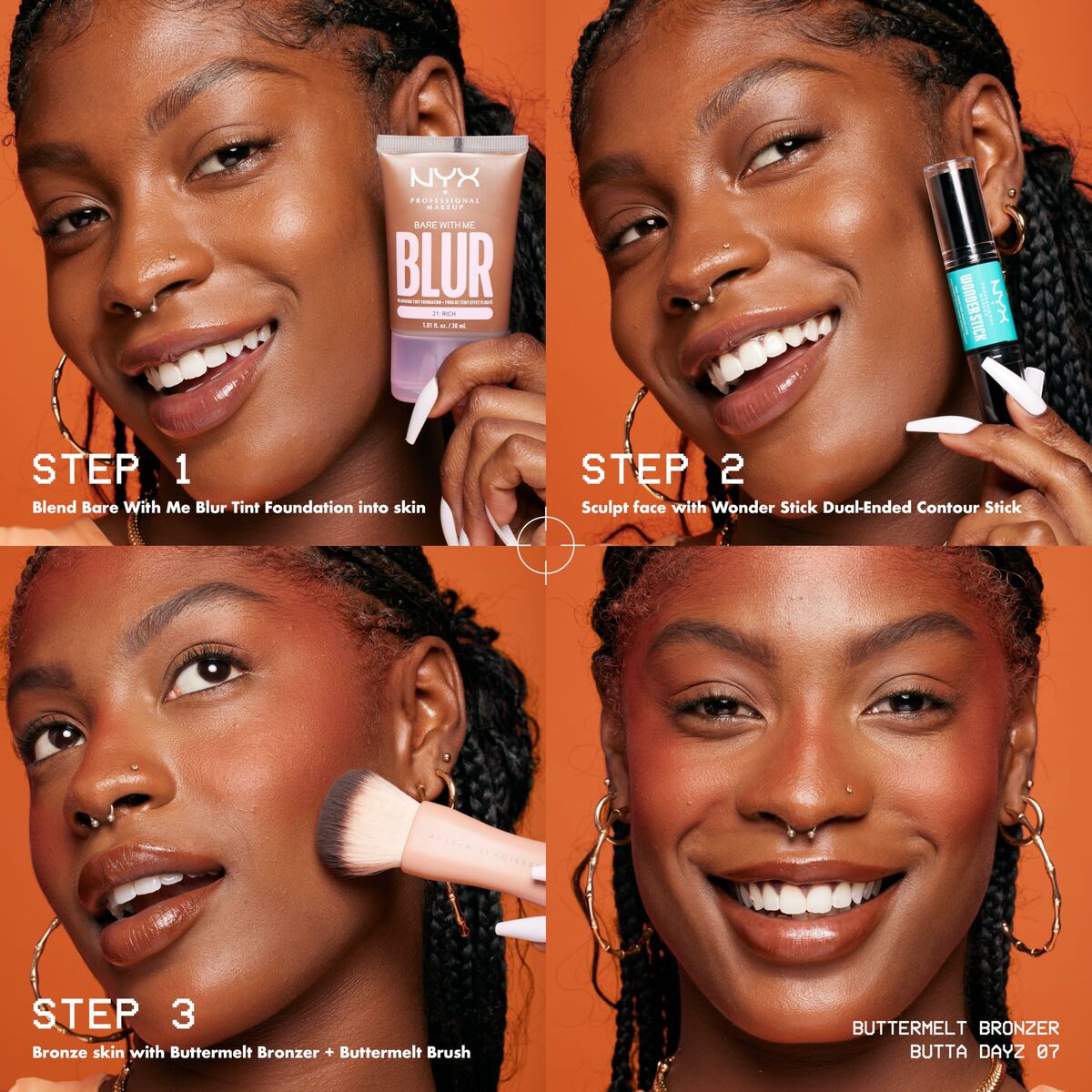 Set de Maquillaje NYX BUTTERMELT BRONZER