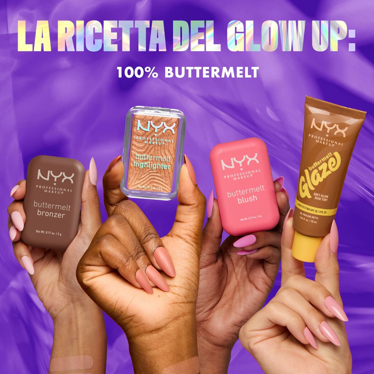 Set de Maquillaje NYX BUTTERMELT HIGHLIGHTER