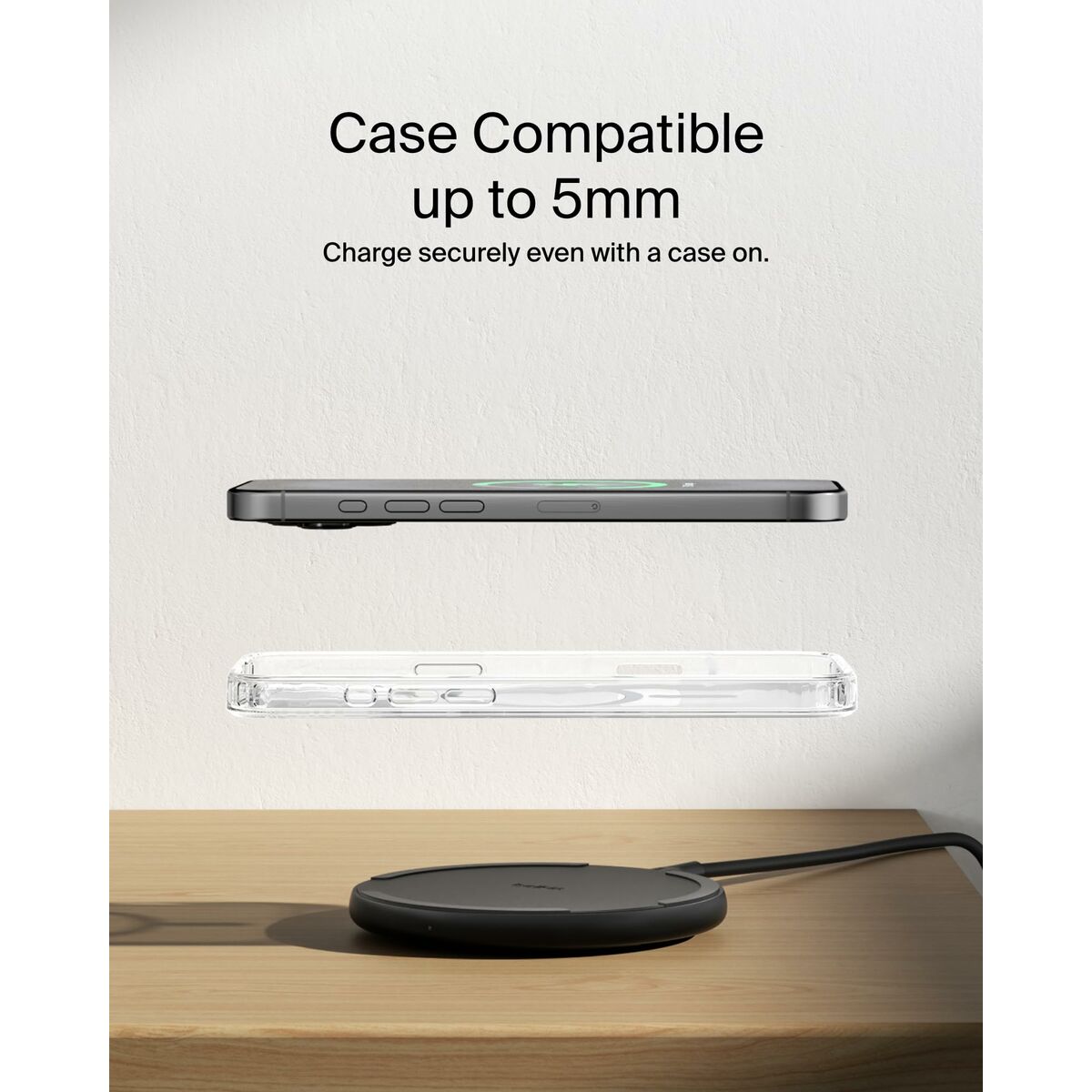 Cargador Inalámbrico Belkin WIA012HQBK Negro 15 W