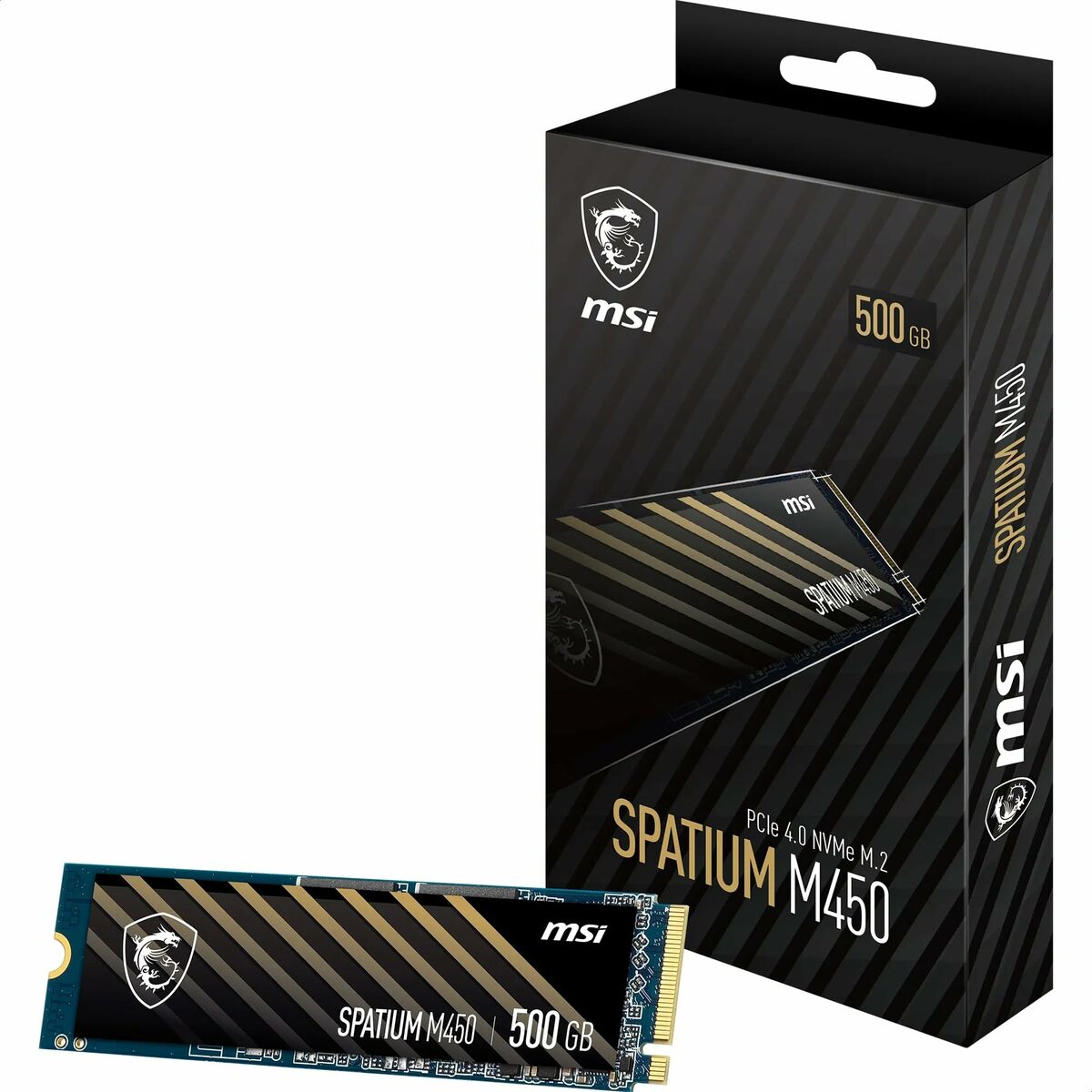 Disco Duro MSI SPATIUM M450 PCIe 4.0 NVMe M.2 500GB 500 GB SSD