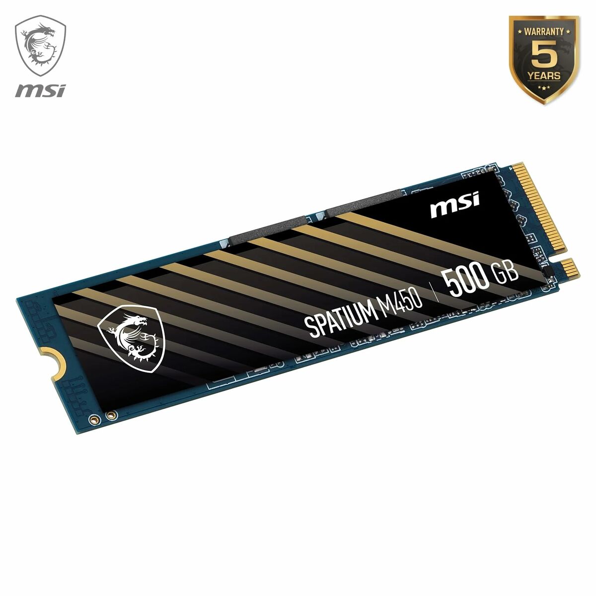 Disco Duro MSI SPATIUM M450 PCIe 4.0 NVMe M.2 500GB 500 GB SSD
